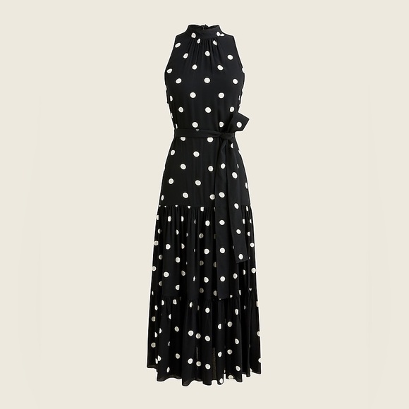 J. Crew Dresses & Skirts - NEW / J.crew Drapey tiered dress in polka dot